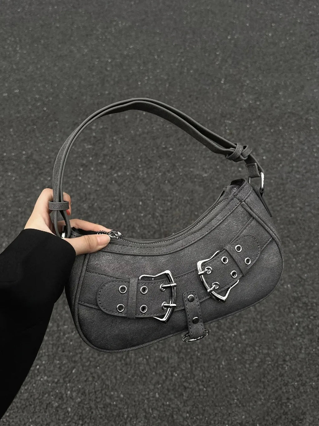 Sweet and Cool Spicy Girl Fashion Niche Underarm Bag High-end Feeling Bag for Women 2024 New Casual Versatile Shoulder Bag