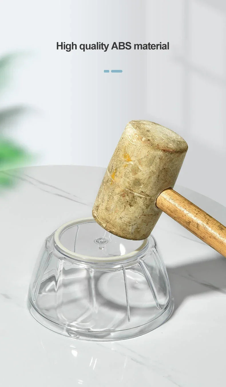 900/500ML Garlic Chopper Manual Garlic Press Food Vegetables Cutter Meat Grinders Kitchen Gadgets Hand Mincer Garlic Masher