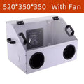 220V Grinding Dust Box Metal Structure Dust Box Ventilation Fan Dust Extraction Box for Craft Work Sanding Polishing