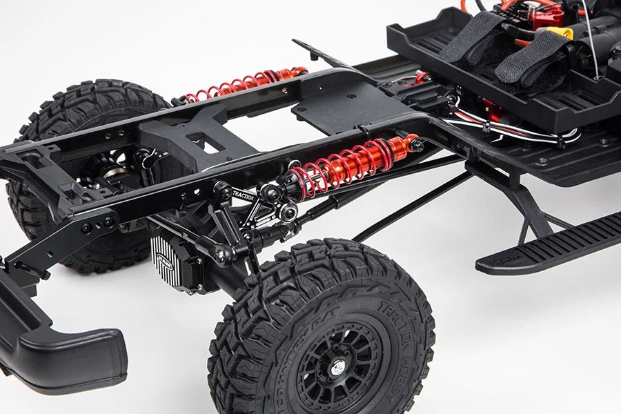 KM Thunder Dodge Tyrannosaurus RAM 1500 Simulation 1/8 Remote Control Electric 4WD Climbing Vehicle Pickup Off road Vehicle