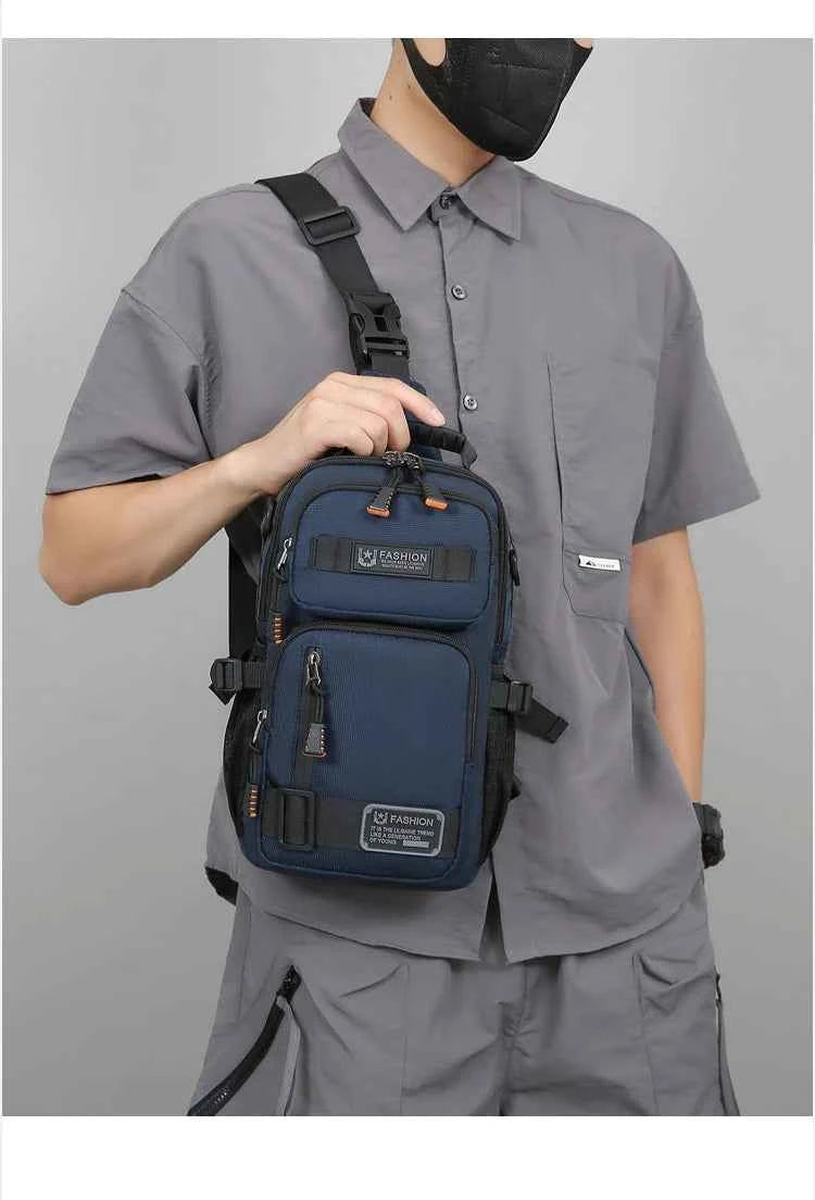 Fashion Men's Waist Packs Chest Bag High Quality Oxford Crossbody Bags For Men Fashion Casual Men Bag Handbag Male Chest Pack