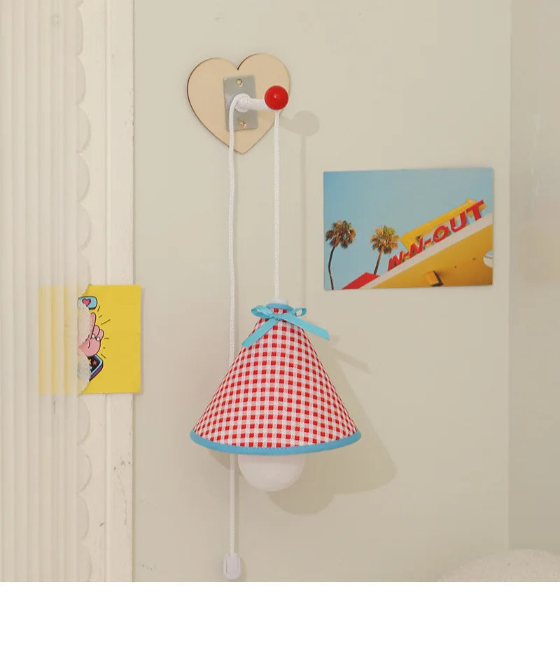 Wall-Mounted Night Light Hanging Bedside Lamp&Desk Light Essential Dorm Accessory for College Students' Upper Bunk Bed&Bedroom