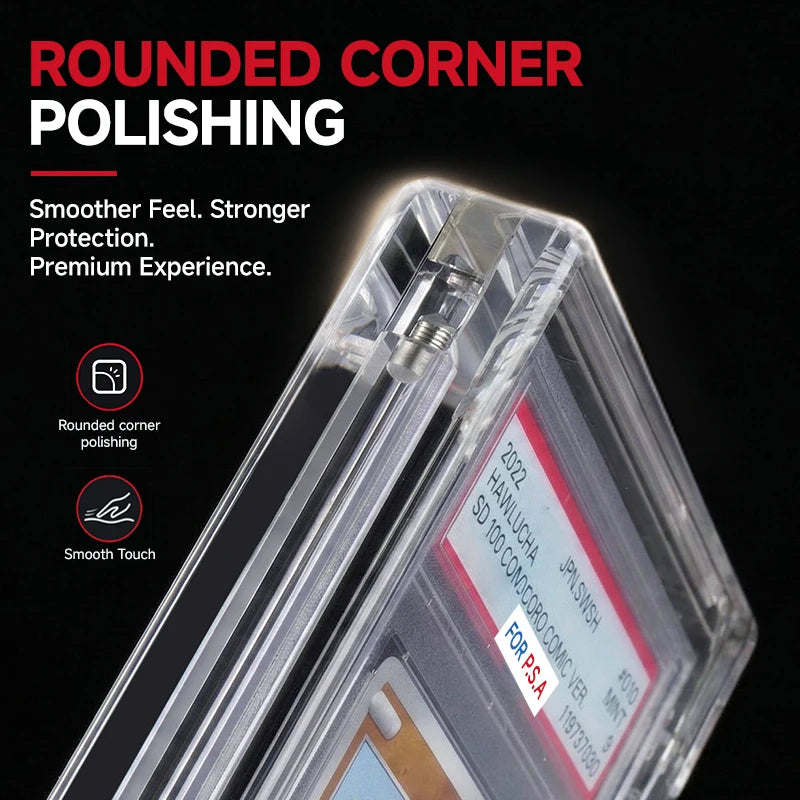 Graded Card Display Acrylic Case for PSA and CGC and CSG Slabs Graded Card Display Case