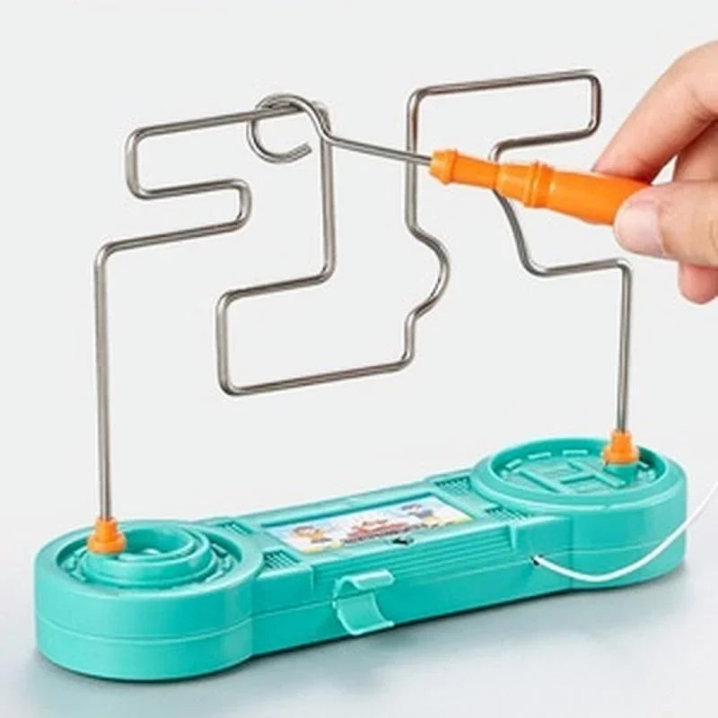 Kids Collision Electric Shock Toy Electric Touch Maze Game Funny Party Science Experiment Educational Toy For Children Gift