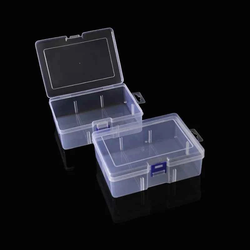 PP Six-section Empty Box with No Insert Plastic Box for Toy Parts Accessories Packaging Desktop Data Cable Storage Box