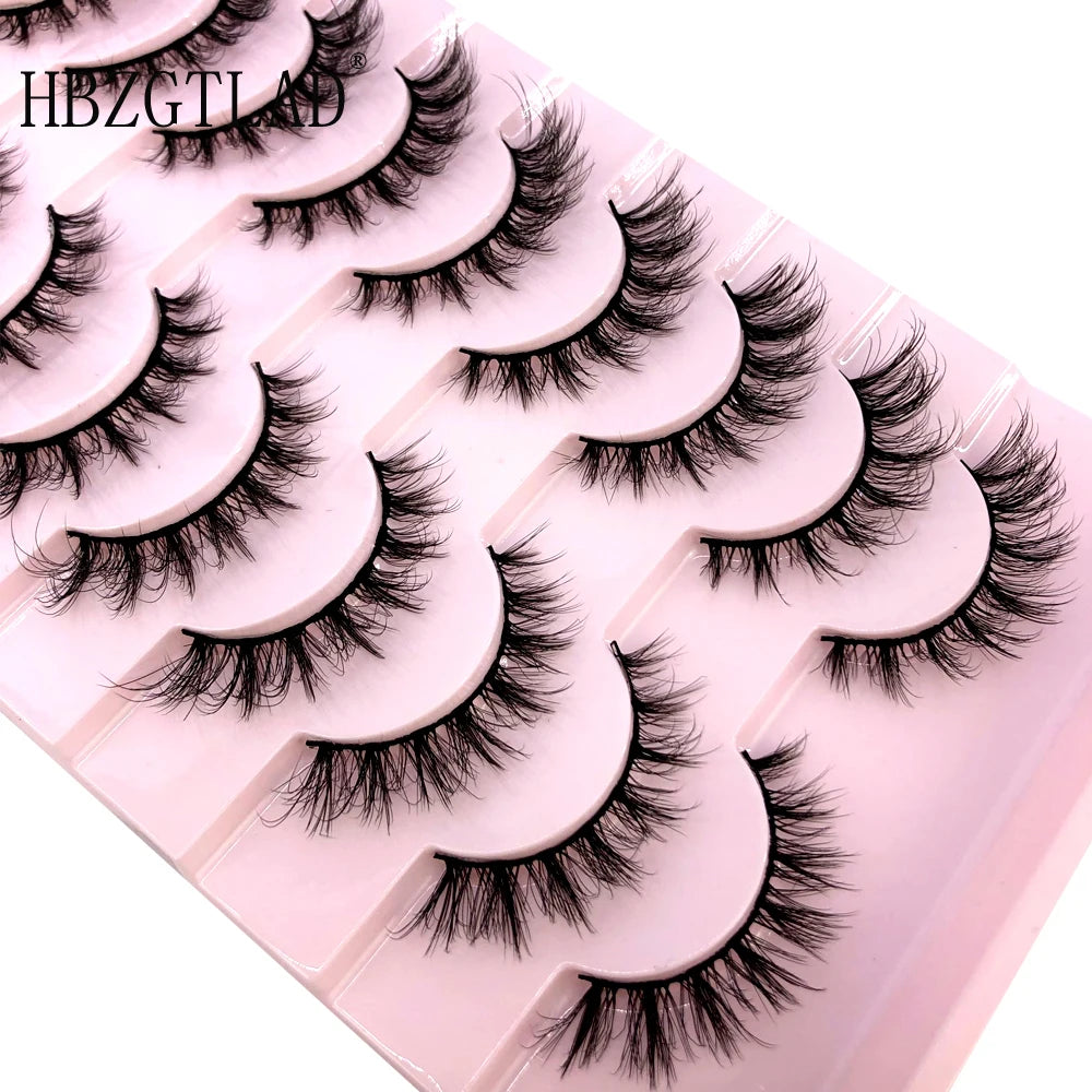 HBZGTLAD 30/40 pairs of natural long 3D artificial mink false eyelashes false eyelashes makeup set mink eyelashes extended eyela