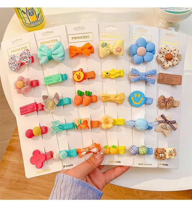 Cute Baby Hair Clip Baby Does Not Hurt Hair Clip Children's Hair Accessories Girls Side Bangs Hair Clip Headdress.