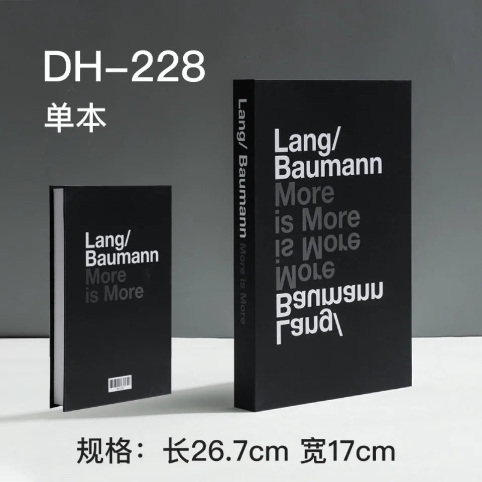 Fashion Fake Books Decoration Luxury Decorative Book Designer Living Room Decoration Simulation Books Home Decor Gifts