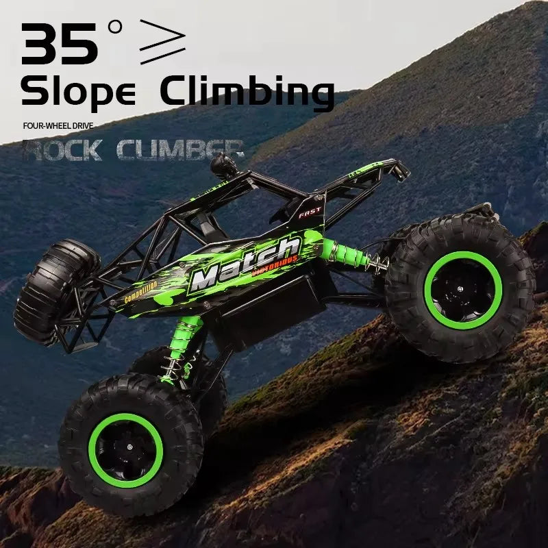 Oike RC Car Remote Control Climbing Vehicle Outdoor All Terrain 4X4 Off-road Trucks Rock Climber 4WD Buggy Racing Drift Cars Toy