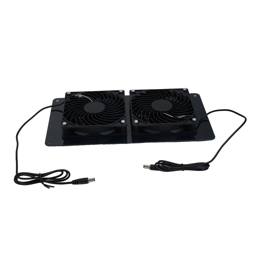 Cooling W Solar Panel Fan Outdoor Solar Exhaust Fan RV W Solar Panel Durability Greenhouses Exterior Laminated Chicken Coops