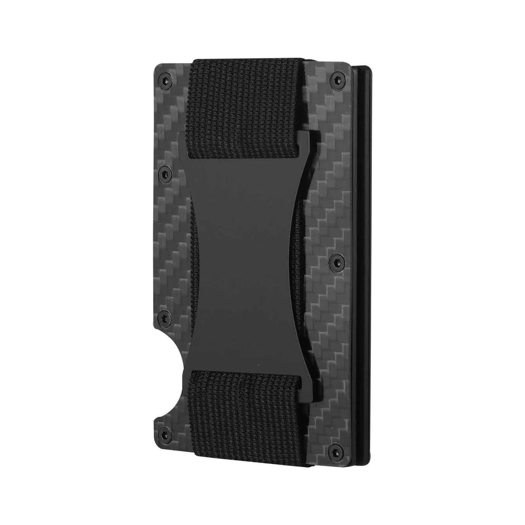 New Slim Fashion RFID Protection Card Holder Men Women Aluminum Wallet Elasticity Back Pouch ID Credit Case Unisex Travel Purse