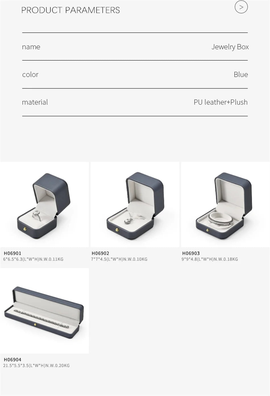 Oirlv Jewelry Ring Box Leather Earring Necklace Pendant Gifts Display Box For Proposal Engagement Wedding Case Jewelry Organizer