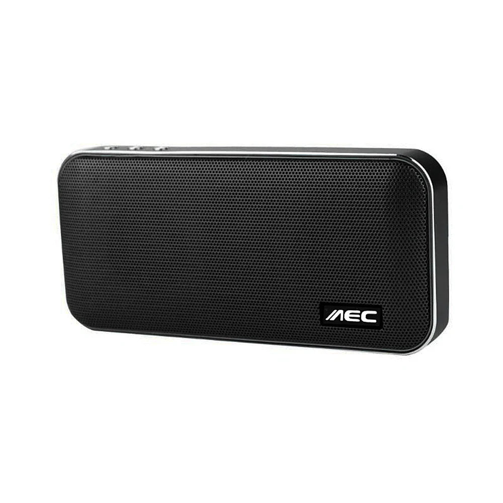 black Color Portable Bluetooth Speaker Power Bank – Slim Deep Bass
