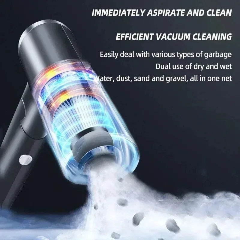 Portable Wireless Car Vacuum Cleaner With HEPA Filter