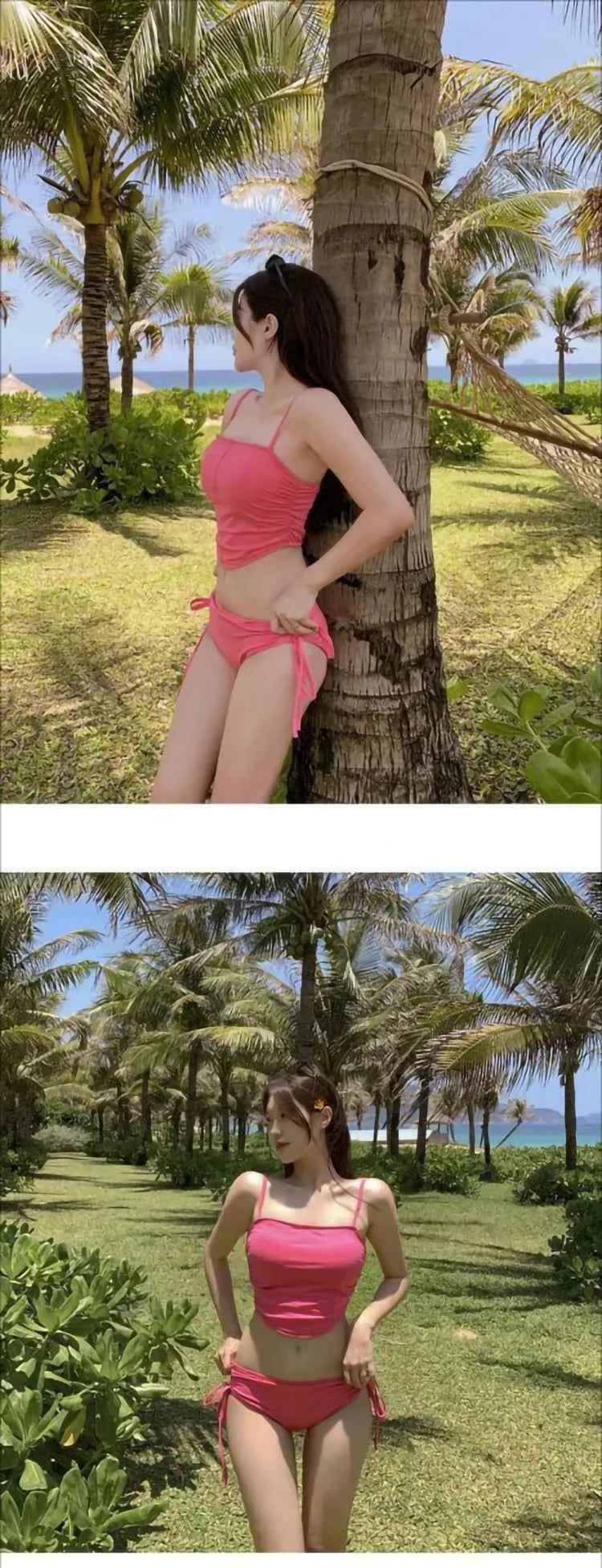 Sexy Bal Bikini Trendy Strap Design Multicolor Women's Swimsuit for Vaion Casual Wear Nylon Material One-Piece Suit