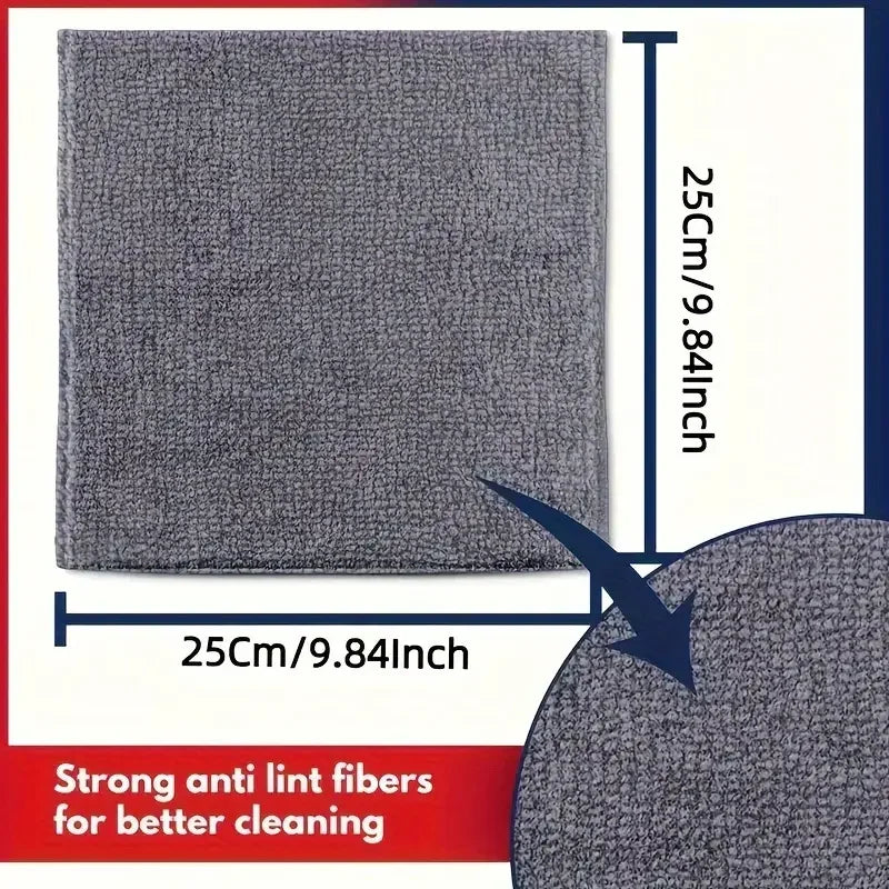 Thick Microfiber Cleaning Cloths for Streak-Free Shine