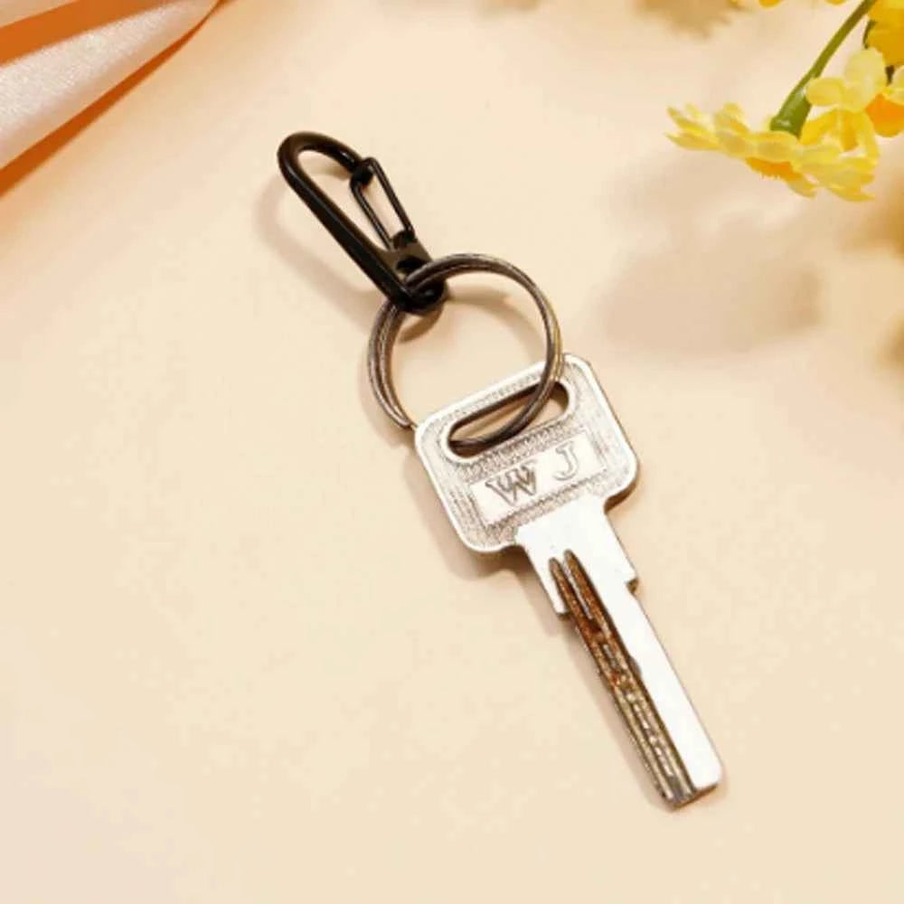 5/10pcs Lobster Clasp Buckle Keychain Carabiners Outdoor Camping Buckles Alloy Spring Snap Hooks Keychains Tool Clips