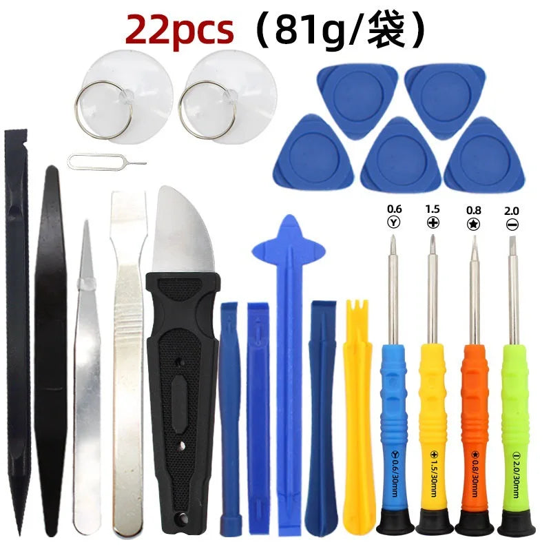 42 in 1 Mobile Phone Repair Tools Disassemble Repair Set For iPhone Screwdriver Combination Skid Multi Function Disassembly Kit