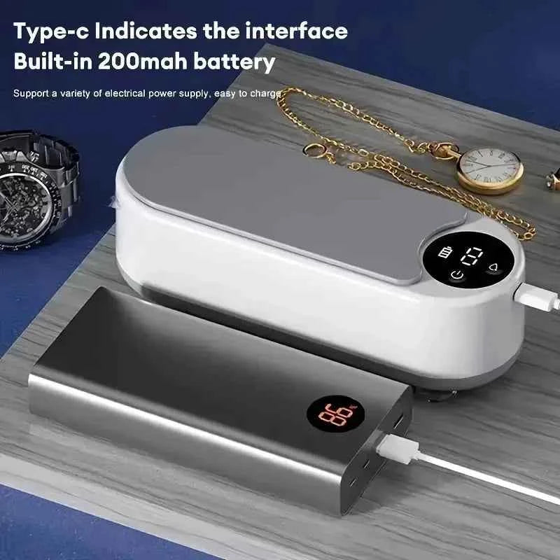 1PC Wireless High-Frequency Glasses Cleaner Multi-Purpose Eyewear & Accessories Cleaning Machine