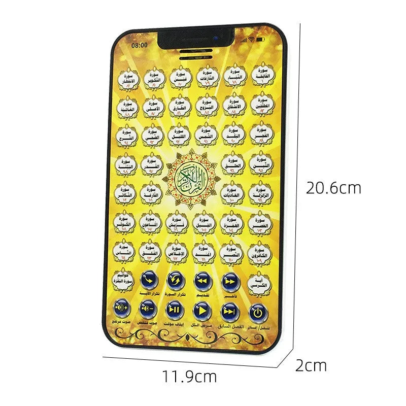Kids Smart Tablet  Arabic Language Learning Educational Electronic Toy Pad for Toddlers Interactive Learning Toy Teaching Aids