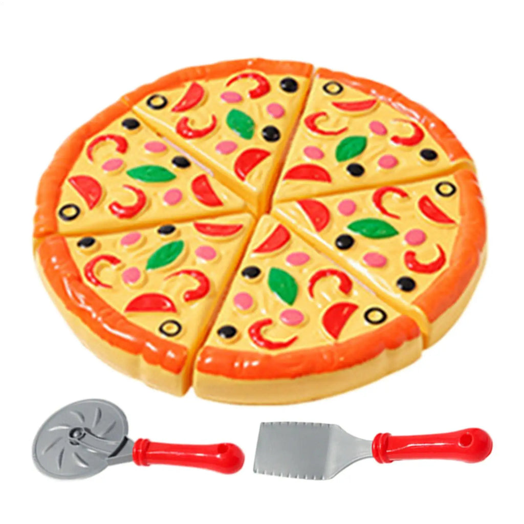 Kids Pizza Cutting Toy Simulation Plastic Pizza Dinette Child Toy Kitchen Pretend Play Food Cooking Kitchen Toys For Kids
