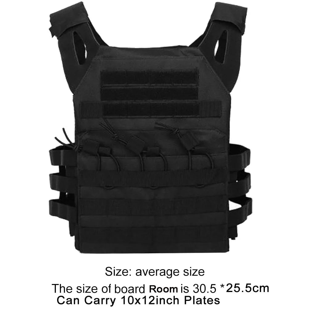 Military Tactical Vest Waterproof Outdoor Body Armor Lightweight JPC Molle Plate Carrier Hunting Vests CS Game Jungle Equipment