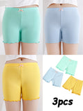 3 Pcs/Pack Summer Girls Shorts Kids Safety Pants Adorable Underwear Clothes Children's Cute Bow Short Underpants for Young Girls