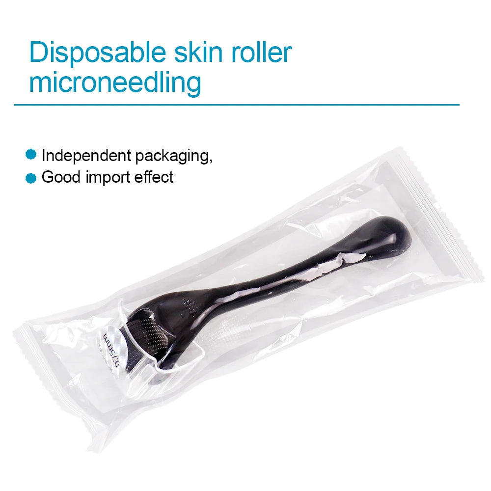 Derma Roller DRS 540 Facial Skin Care Dermaroller Titanium Micro Needle Roller for Hair Regrowth Beard Growth Face Beauty Device