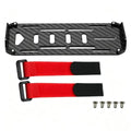 Black Carbon Fiber Battery Mounting Plate for RC Car 1:10 Scale RC Crawler Cars Axial SCX10 CC01 F350 D90 RC4WD Model Toy Part