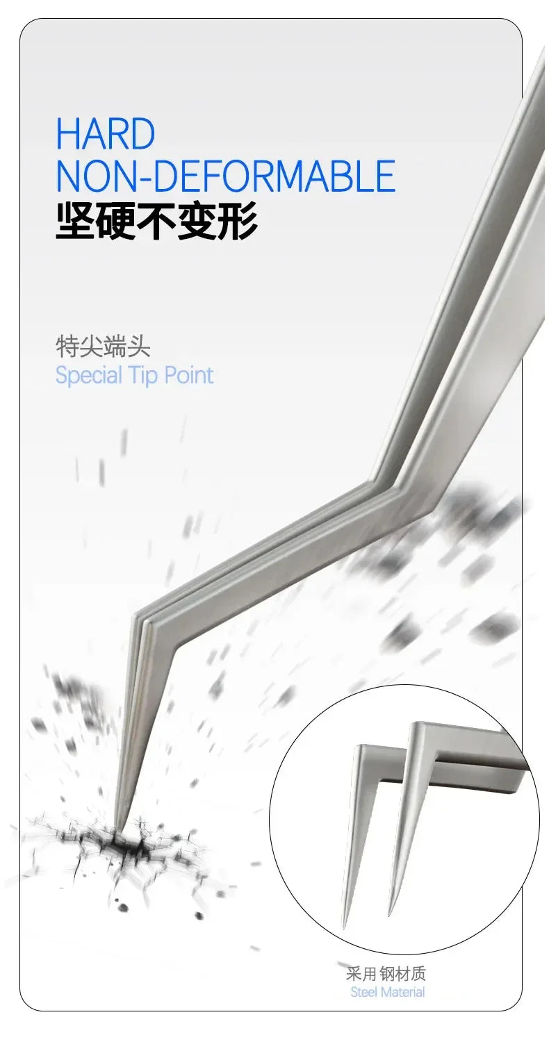 MECHANIC Aax-17 tin positioning tweezers for precise clamping of tin wire, non-slip and wear-resistant, made of steel