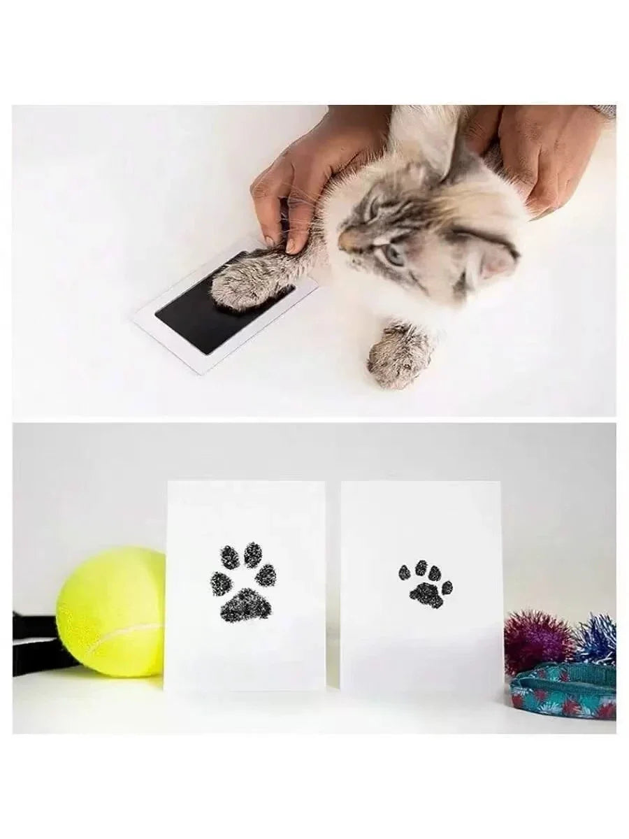 2pc Newborn Baby Handprint Footprint Markers Ink Pads Safe Non-toxic No-Touch Skin Inkless Inkpad Kits Pet Paw Prints Souvenirs