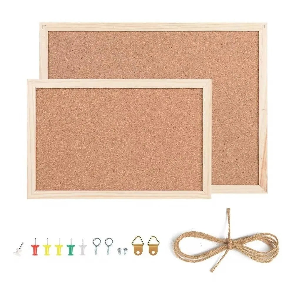 Home Decor DIY Cork Display Panel Soft Wood Cork Board Decorative Hanging Photo Background