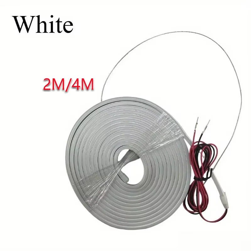 Car Trunk LED Strip Lights for The Interior Decoration of The Vehicle, Featuring Neon Lights and DIY Ambient Light Strips