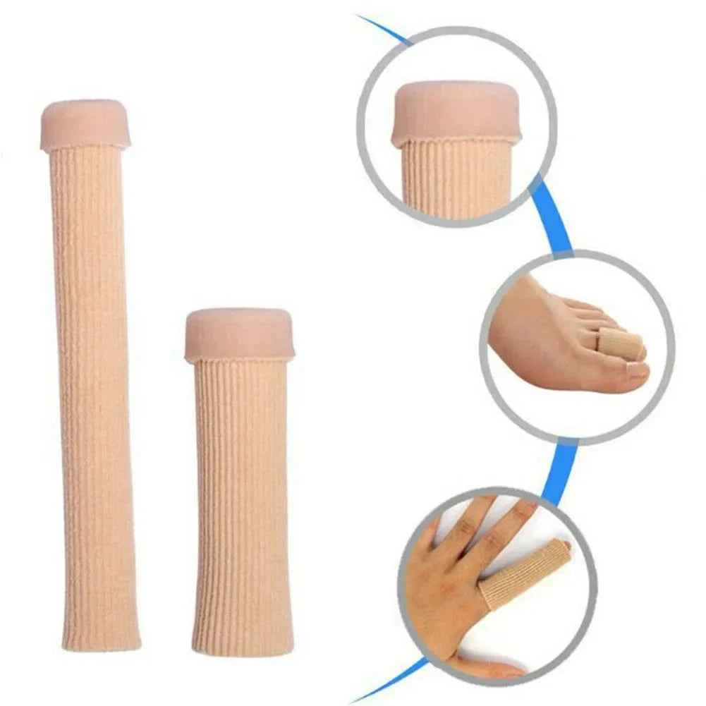 Elastic Fiber Gel Toe Protectors - Non-slip Silicone Finger Cots & Toe Tubes | Foot Care Accessories for Comfort & Protection Mu