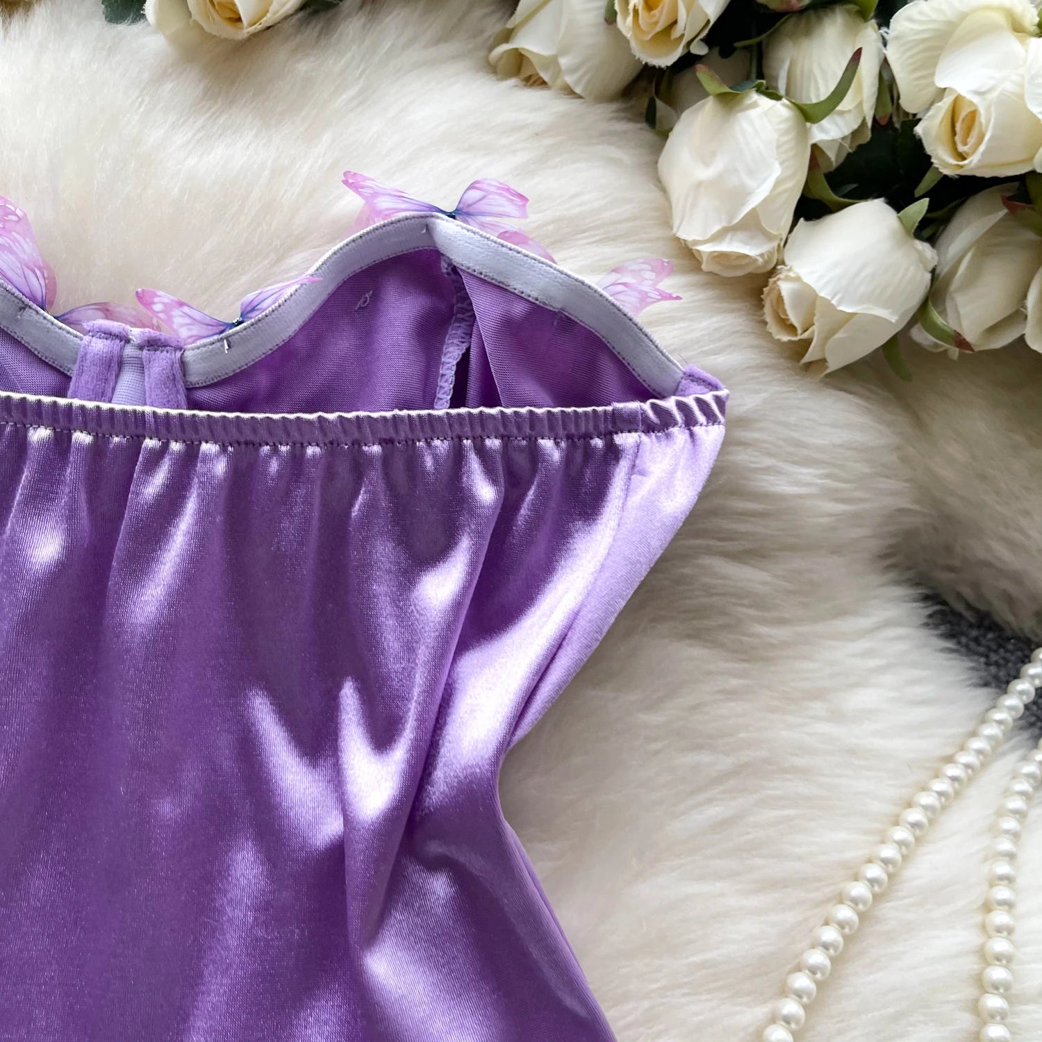 SINGREINY 3D Butterfly Satin Sexy Top European Sleeveless Fishbone Corset 2024 Female Senior Streetwear Hotsweet Strapless