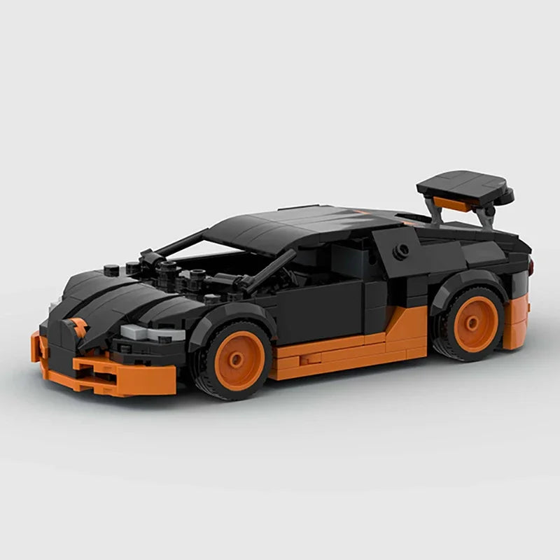 MOC Car Speed RX7 AE86 Chiron R8 Creative Racing Vehicle Model Building Block Super Race brick City Rally Sport Toy Technical