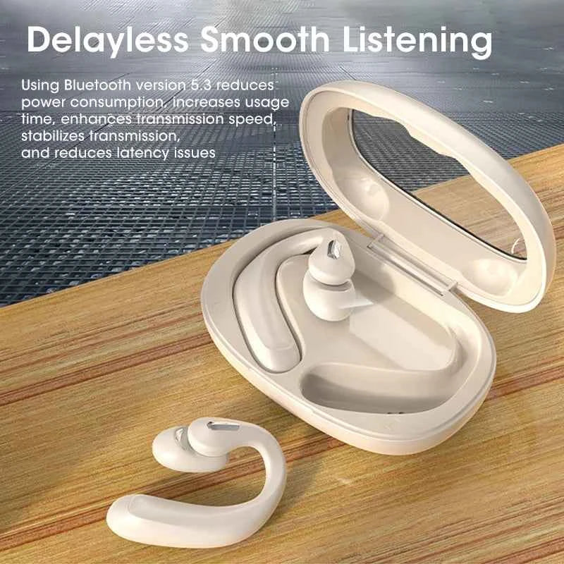 Wireless Bluetooth TWS Earbuds with Ear hook & Mic