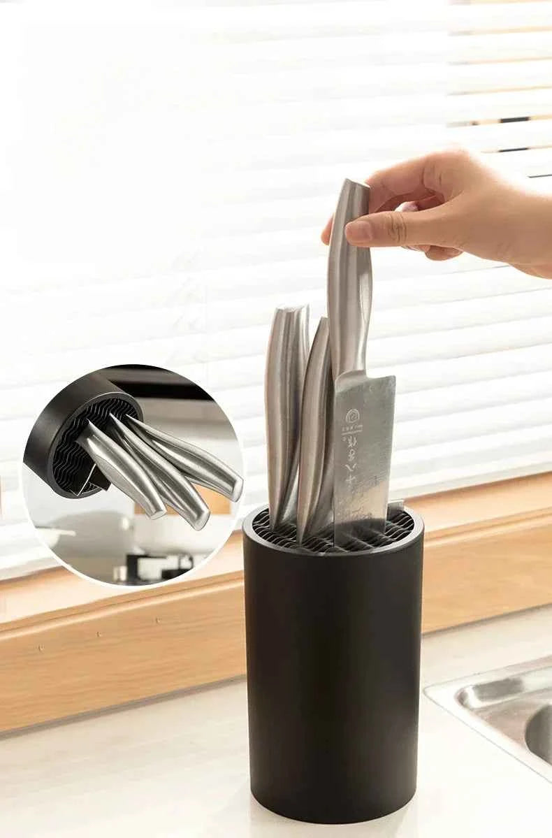 Kitchen Tools Stand for Chef's Knife, Knife Block, Storage Tank Holder, Kitchen Accessories, Household Tools, 1Pc