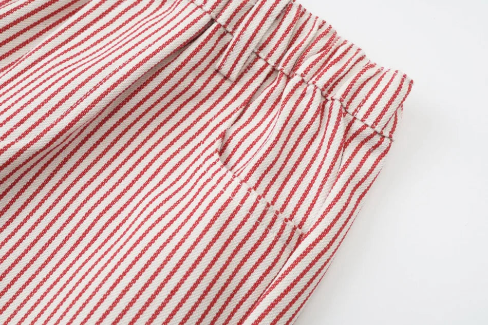 AS SS26 pinstripe denim collection patch girl clothing family matching boys baby clothes