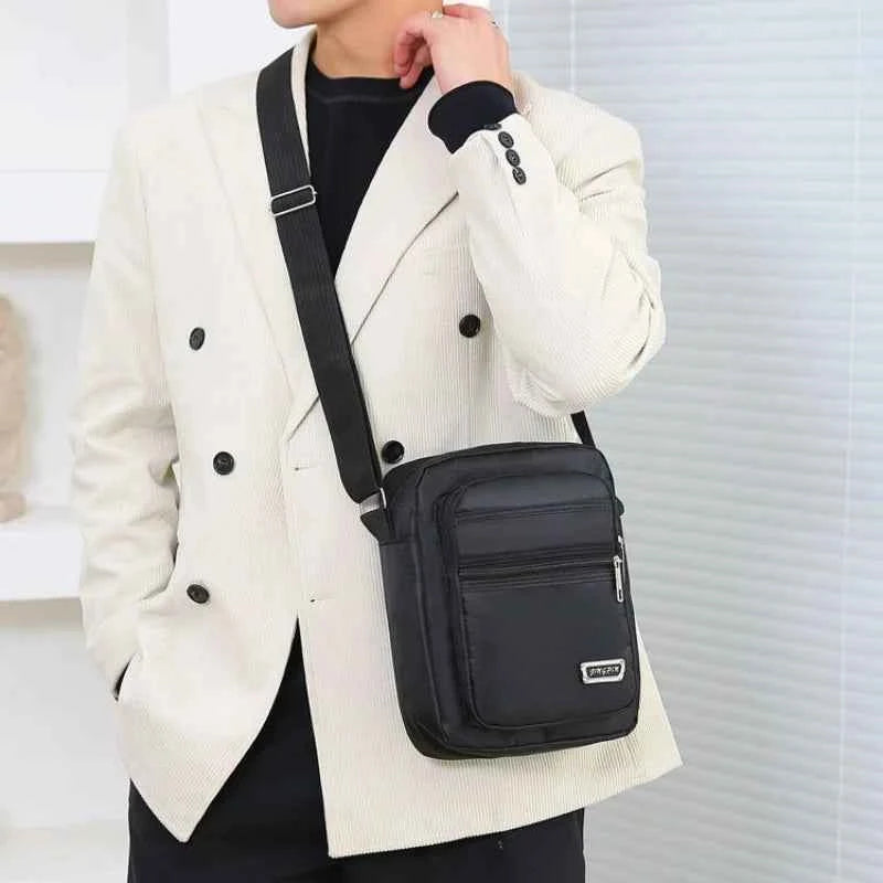 Brand New Men Crossbody Bags Male Nylon Shoulder Bags Boy Messenger Bags Man Handbags for Travel Casual Large Satchel Grey