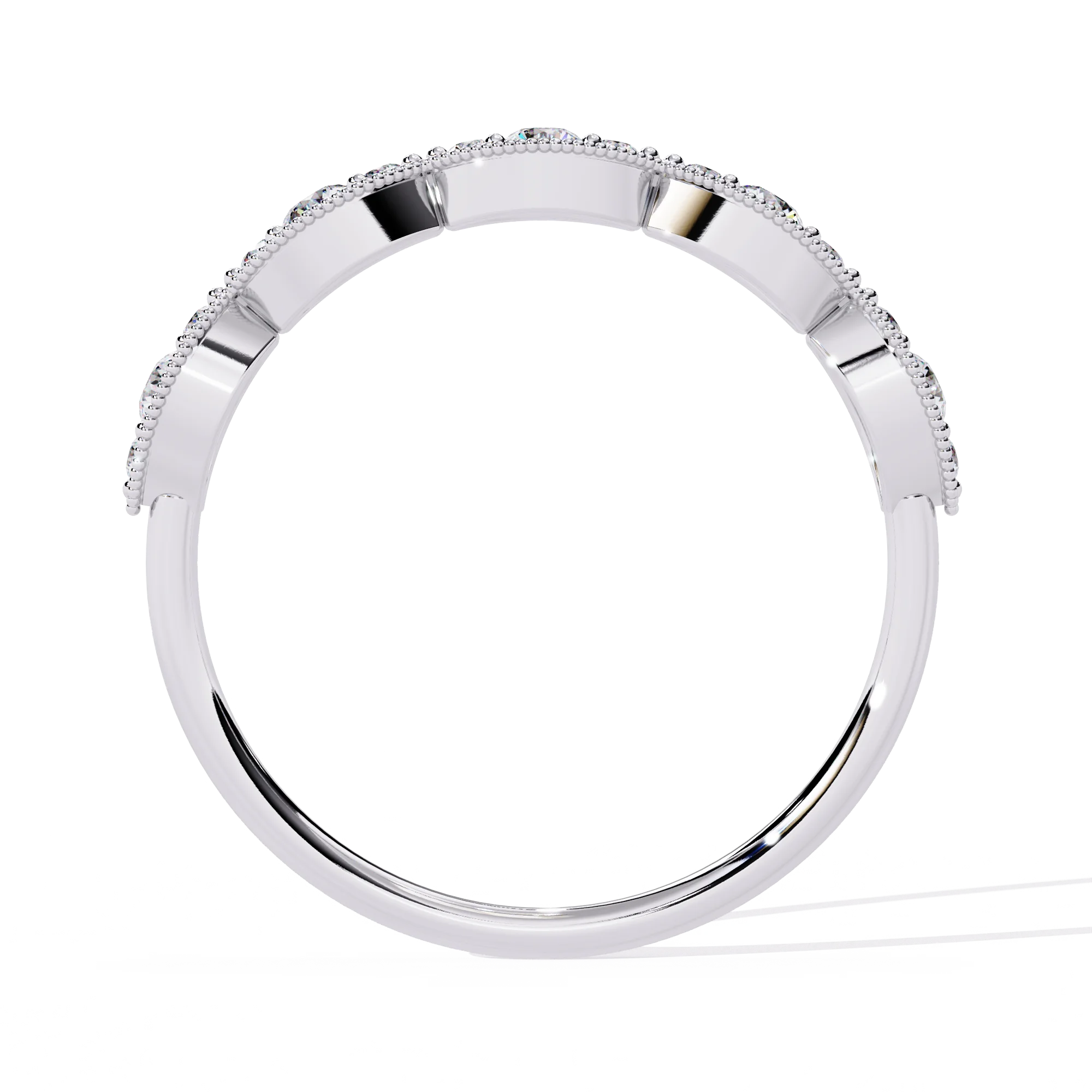 Luxury Lab Grown Peace Design Brilliant Cut Diamond IGI Certified VS Clarity 10K Gold Loose Wedding Rings Women Men