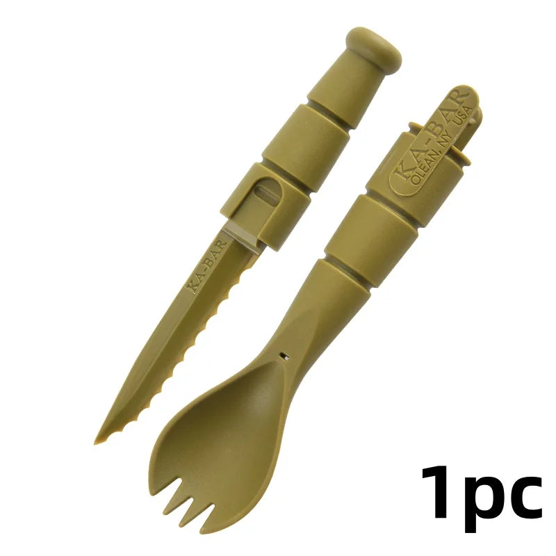 Outdoor small tools, tactical forks and spoons, EDC mini supplies, outdoor multi-functional tools