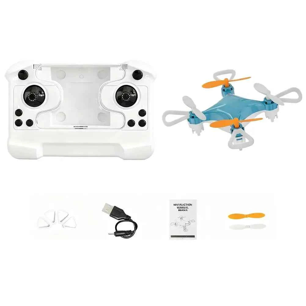 Mini Drone Easy Stunt Flights 360° Tricks Friendly Flyer, Mini Drone for Kids with LED Altitude Hold Propeller Protection Indoor