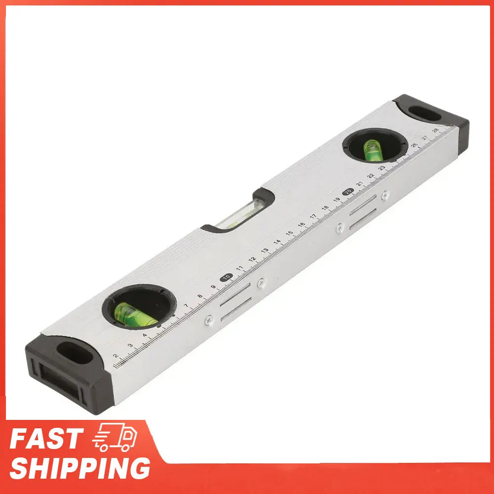 Bubble Level Ruler 30/60cm Aluminum Alloy Spirit Level Ruler Gauge Measure Tool Magnetic Bubble Level Ruler Spirit Level Meter