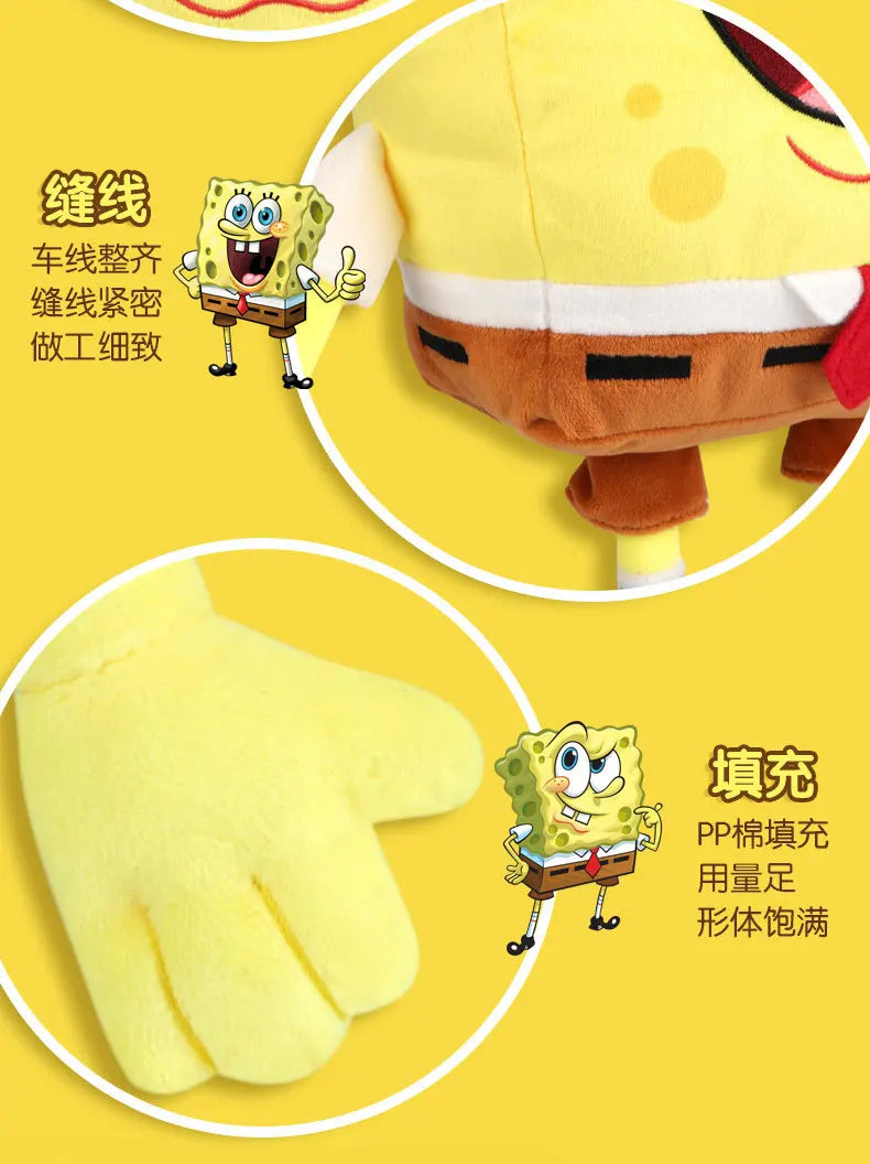 Genuine Anime Spongebob Squarepants Patrick Star Squidward Eugene H. Krabs Gary Kawaii Cartoon Stuffed Plush Toys Birthday Gift