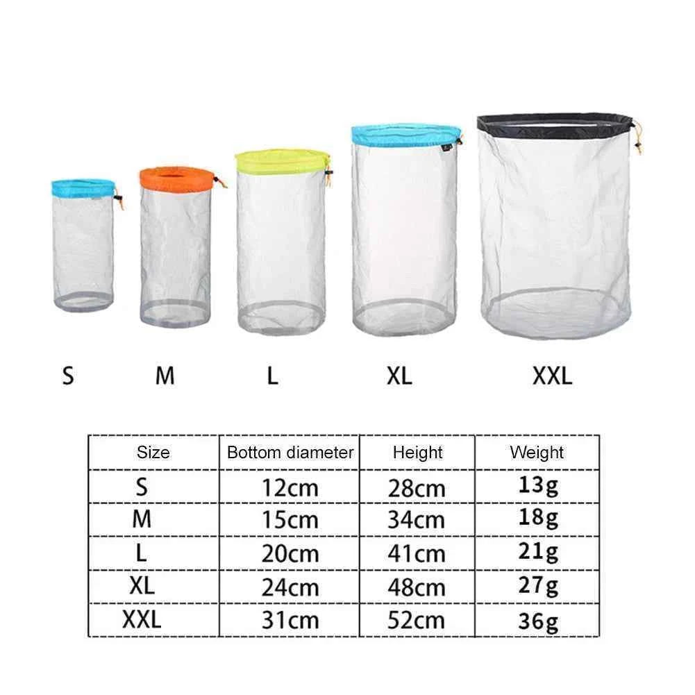 Compression Bag Portable Waterproof Drawstring Travel Sundry Bag Dustproof Space Saving Carry Pouch for Camping Travel Hiking