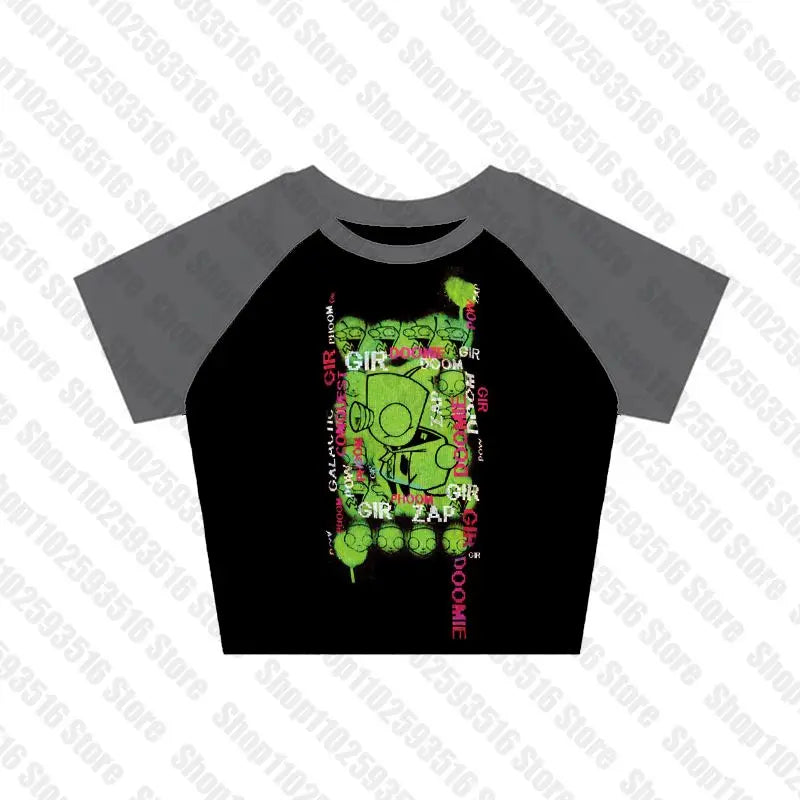 Sexy Top Y2k Tops With Suspenders Gothic Clothes for Women Vintage Clothing Emo Trashy Y2k 2000s Crop Top Woman Women's Cropped