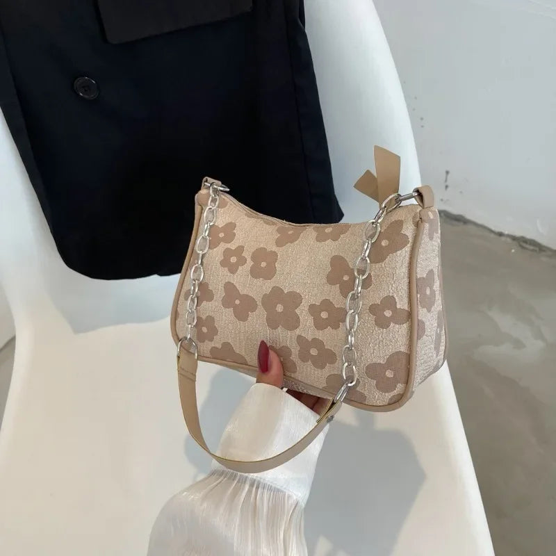 2025 New Fashion Felt Shoulder Bags for Women Small Casual Underarm Bag Female Hand Crossbody Bags for Women Purses and Handbags