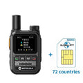 MOTOLOLA POC Radio Nationwide Intercom 5G GPS Dual SIM 5000KM Network Walkie Talkie Handheld Long Range Two Way Ham Radio