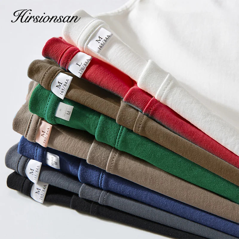 Hirsionsan 100% Cotton Letter Print T Shirt Women 2024 Summer New Basic Vintage Tee Casual Loose Chic O Neck Female Couple Tops